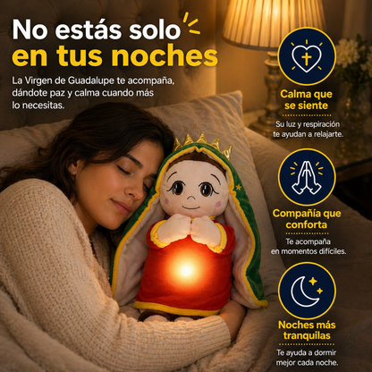 Peluche de la Virgen de Guadalupe que te acompaña